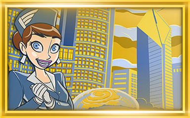 Jet Set Solitaire Chicago Extended Stay Coach Badge