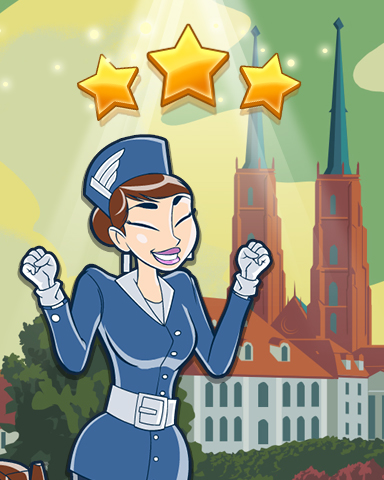 Jet Set Solitaire Wroclaw World Class Badge