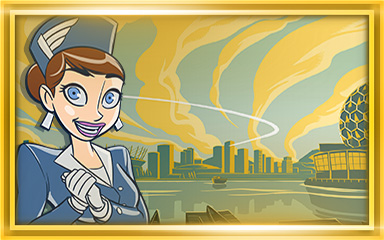Jet Set Solitaire Vancouver Extended Stay Coach Badge