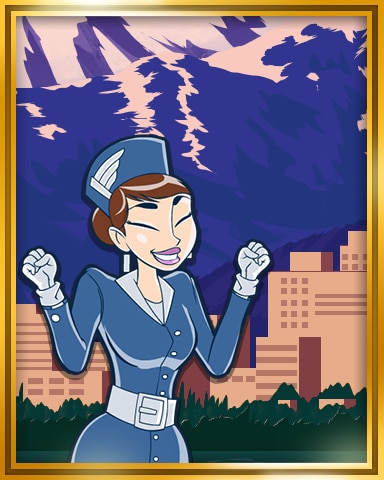 Jet Set Solitaire Anchorage Extended Stay Coach Badge