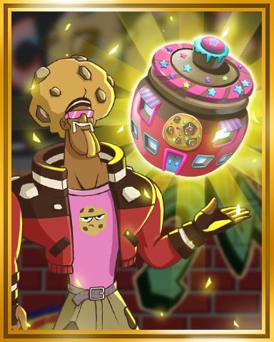Sweet Tooth Town Gold Cookie Shop Badge
