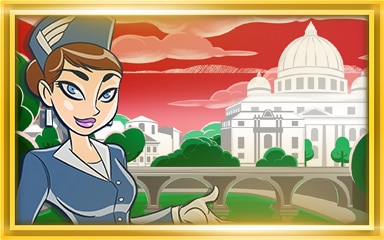 Rome Extended Stay Coach Badge - Jet Set Solitaire