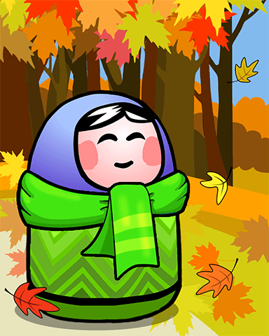 Trizzle Autumn is coming Badge
