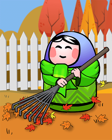 Trizzle Leaf fall Badge