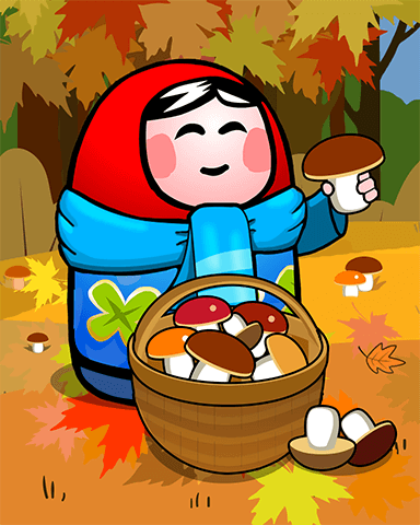 Trizzle Mushroom season Badge