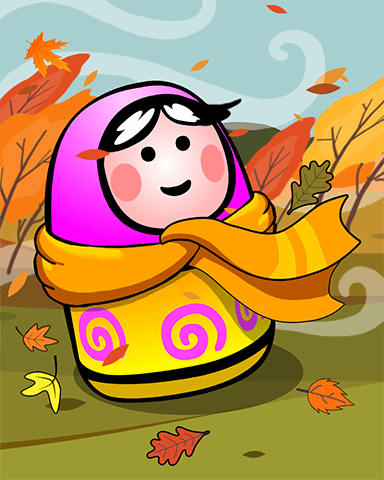 Trizzle Windy Fall Badge
