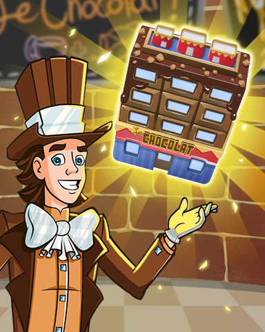 Chocolate Shop Badge - Sweet Tooth Town