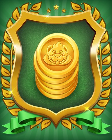 Pogo Mini-Golf Boastful Beaver Badge