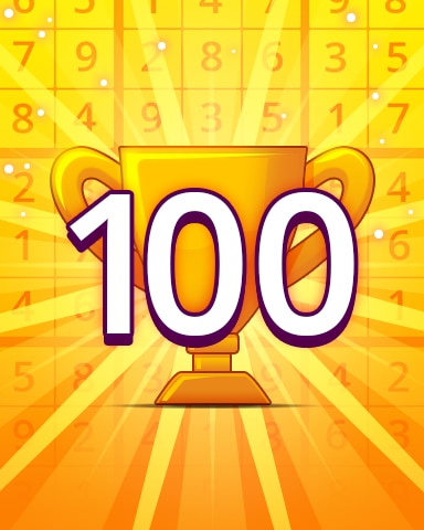 Pogo Daily Sudoku Rank 100 Badge