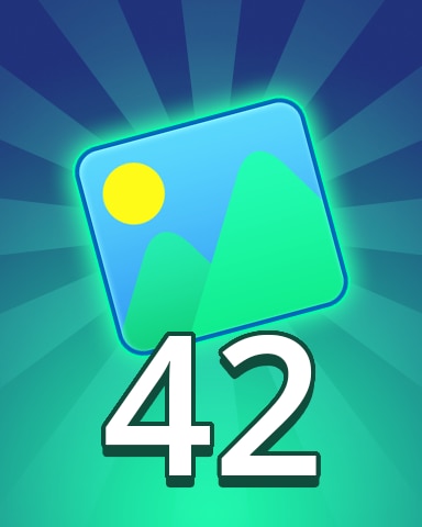 Pogo Daily Sudoku Theme 42 Badge