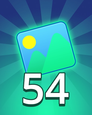 Pogo Daily Sudoku Theme 54 Badge