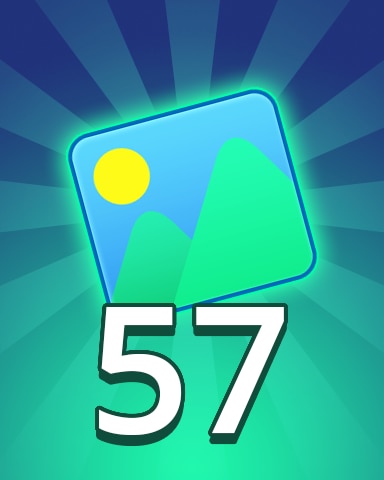 Pogo Daily Sudoku Theme 57 Badge