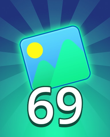 Pogo Daily Sudoku Theme 69 Badge