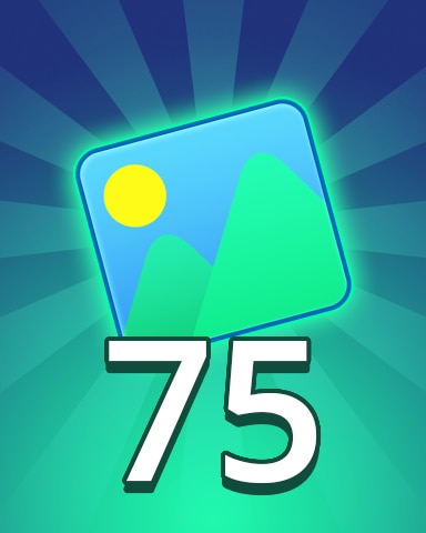Pogo Daily Sudoku Theme 75 Badge