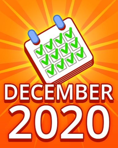 Pogo Daily Sudoku All Puzzles December 2020 Badge