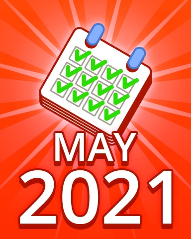 Pogo Daily Sudoku All Puzzles May 2021 Badge
