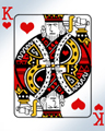 Euchre Sword King Badge