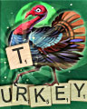 SCRABBLE TURKEY for 13 Points Badge