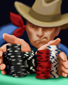 No Limit Texas Hold'em Raise the River Badge