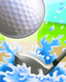 Golf Solitaire Water Hazard Badge