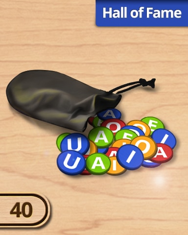 A Way With Words 40 Hall of Fame Challenge Badge