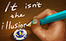 Claire Hart Classic It isn't the Illusion Badge