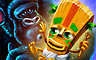 Pogo Jungle Gin Baby Tiki Badge
