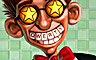 Pogo QWERTY Game Face Badge
