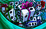 Pogo YAHTZEE Party! Party Bag Badge