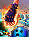 Pogo Bowl Hot Hand Badge