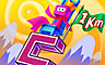Pogo Puck's Peak Kilometer King Badge