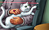 Pogo CLUE Secrets Spies Cat-a-Tonic Badge