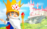 Pogo Slingo Blast King and Castle Badge