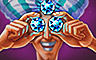 Pogo Ali Baba Slots Blue Baubles Badge