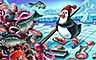 Pogo Penguin Blocks Seafood Buffet Badge