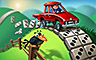 Pogo Dominoes Double 3 Road Badge