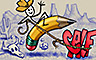 Pogo Hangman Hijinks Word Wrangler Badge