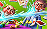 Pogo High Stakes Poker Quadruple Flush Badge