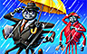 Pogo Rainy Day Spider Solitaire Clearly Suited Badge