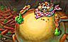 Pogo Word Whomp Whackdown Vegetarian Badge
