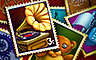 Pogo Letters from Nowhere Stamp Collector Badge