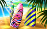Claire Hart Classic The Hawaiian Luau Badge