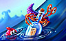 Pogo Squelchies Wave Rider Badge