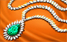 Claire Hart Classic The Emerald Necklace Badge
