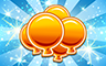 1,000 Golden Balloons Badge - Poppit! Bingo
