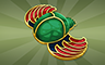 Poppit! Bingo Scarab Jewelry Badge