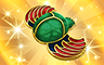 Poppit! Bingo Gold Scarab Jewelry Badge