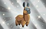 Poppit! Bingo Silver Stuffed Llamas Badge