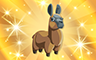 Poppit! Bingo Gold Stuffed Llamas Badge