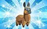 Poppit! Bingo Diamond Stuffed Llamas Badge